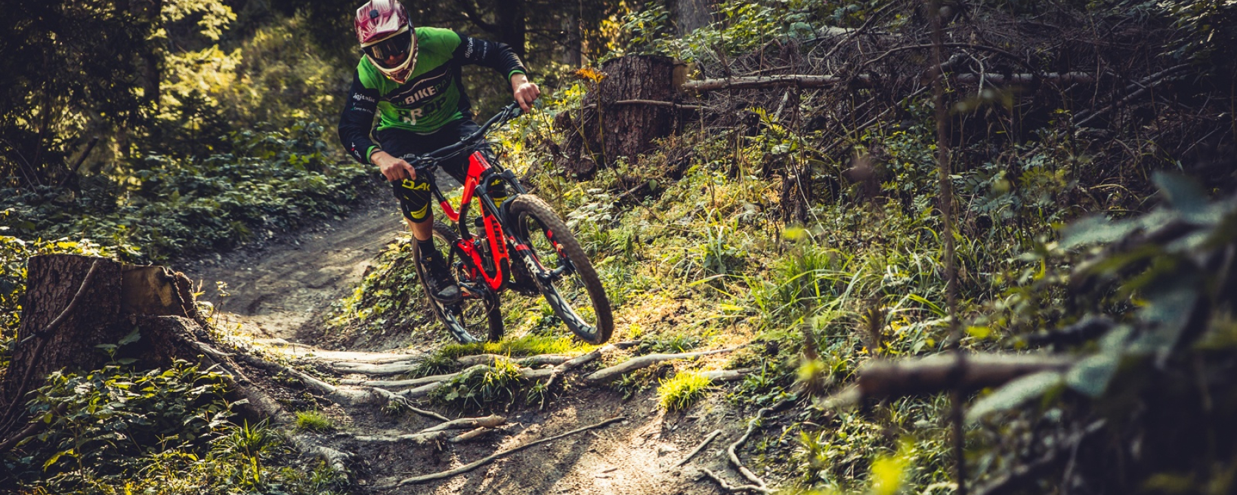 Alpenride Trail im Alpenbikepark Chur
