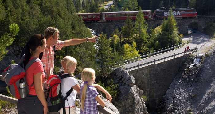 Bergün Filisur im Sommer