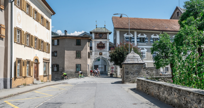 Ilanz die erste Stadt am Rhein