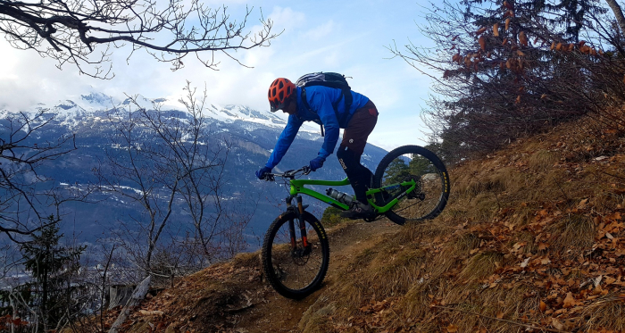 Technischer Trail im oberen Bereich Technischer Trail im oberen Bereich