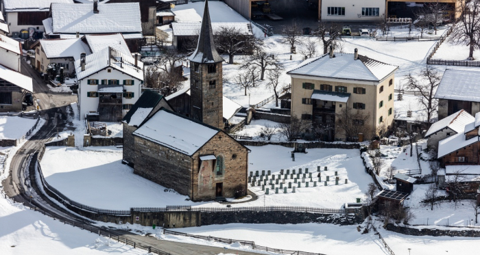 Kirche St. Martin im Winter