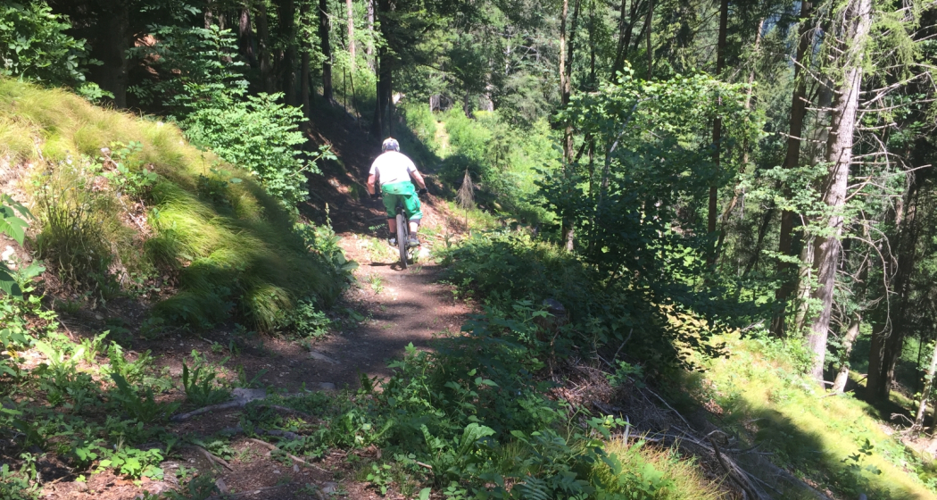 Trail zwischen Malix und Passugg Trail zwischen Malix und Passugg