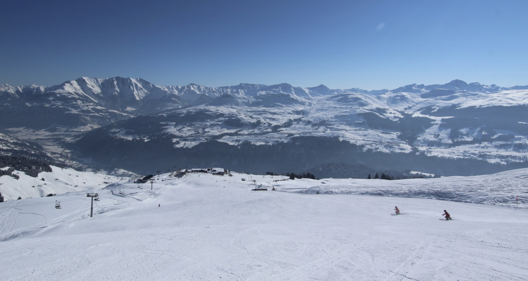 Skigebiet Brigels mit Aussicht Skigebiet Brigels mit Aussicht
