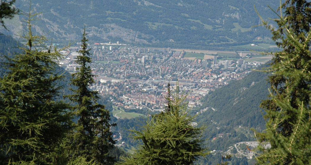 Chur aus dem Schanfigg Chur aus dem Schanfigg
