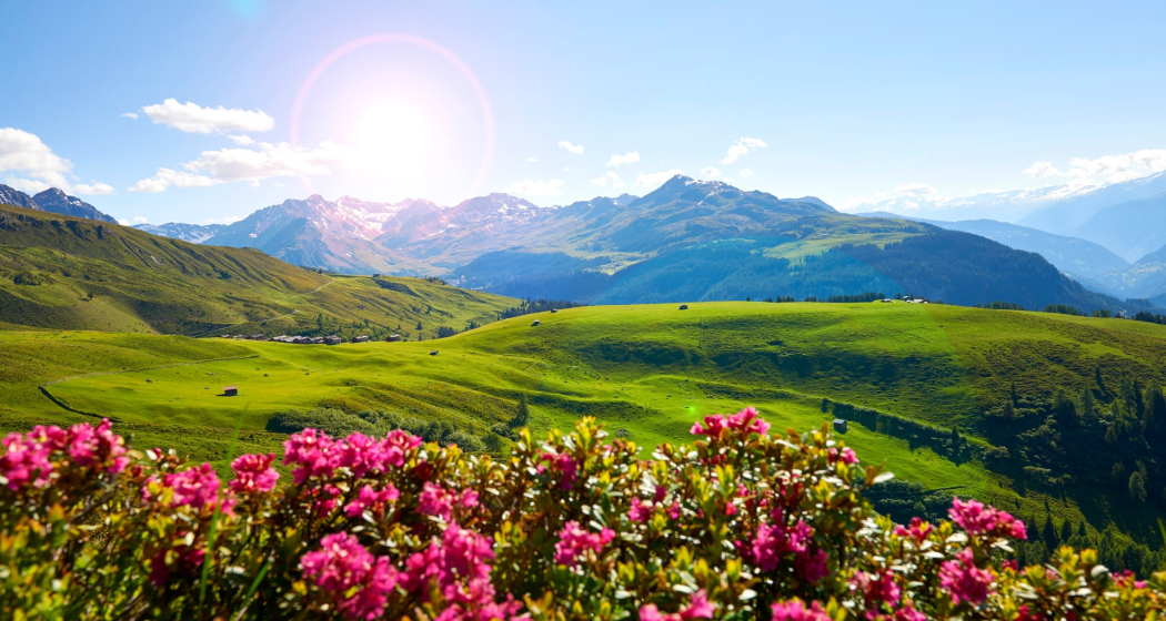 Medergen mit Aussicht nach Arosa