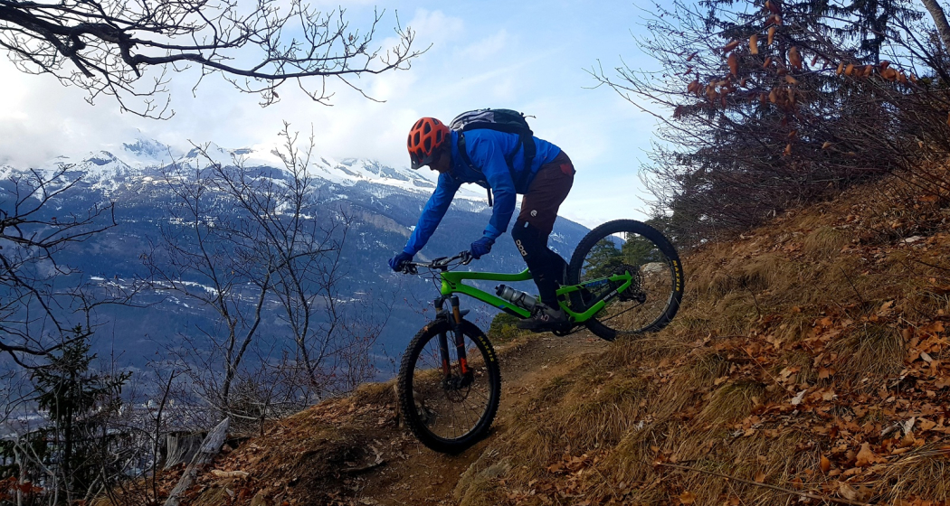 Technischer Trail im oberen Bereich Technischer Trail im oberen Bereich