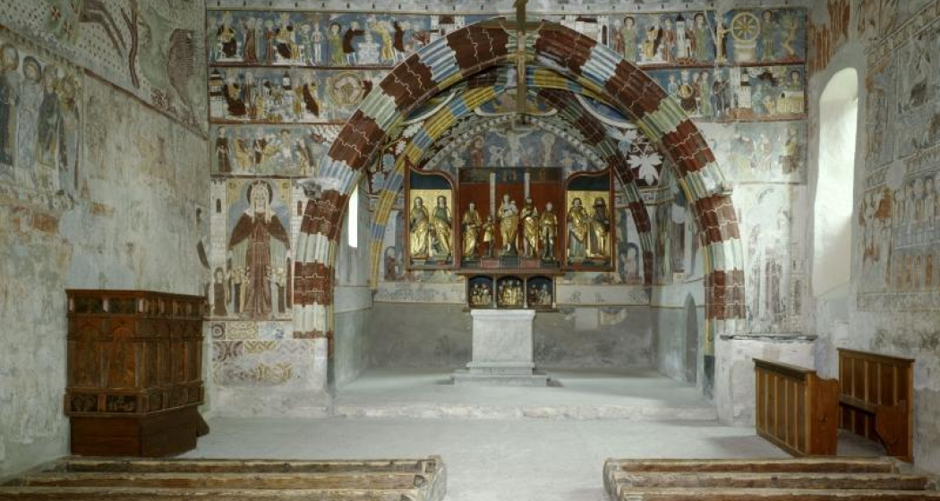 Kirche Sogn Gieri Chor Kirche Sogn Gieri Chor
