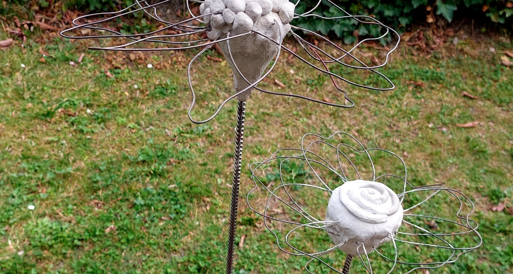Blumen aus Draht und Knetbeton (gdl_860076744_image) Blumen aus Draht und Knetbeton (gdl_860076744_image)