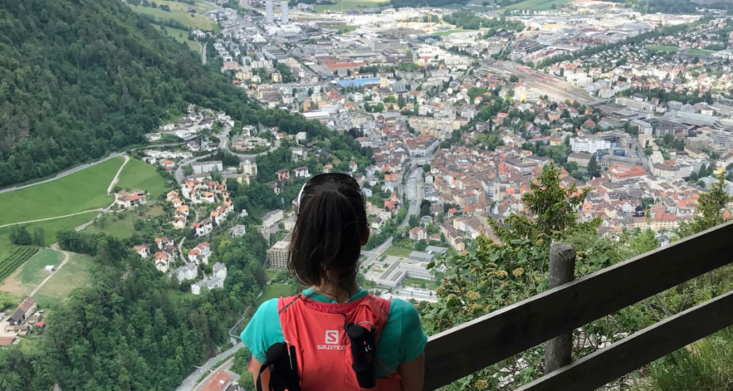 Aussicht auf die Stadt Chur
