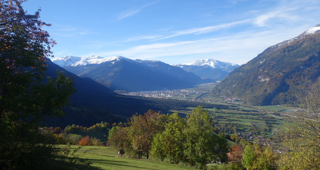 Ausblick aufs Rheintal