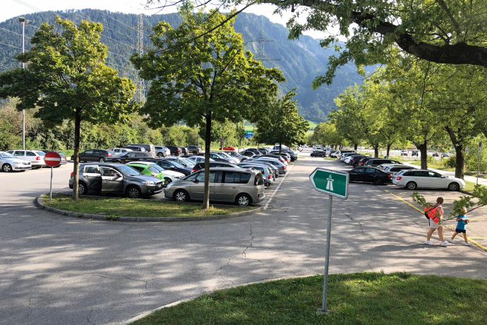 Obere Au car park Obere Au car park