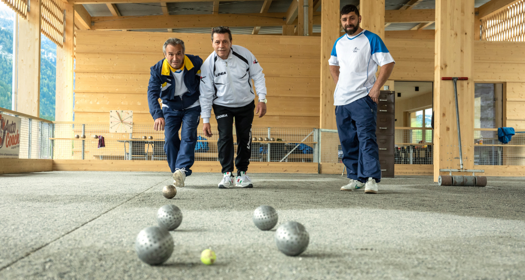 Boccia spielen Obere Au Chur
