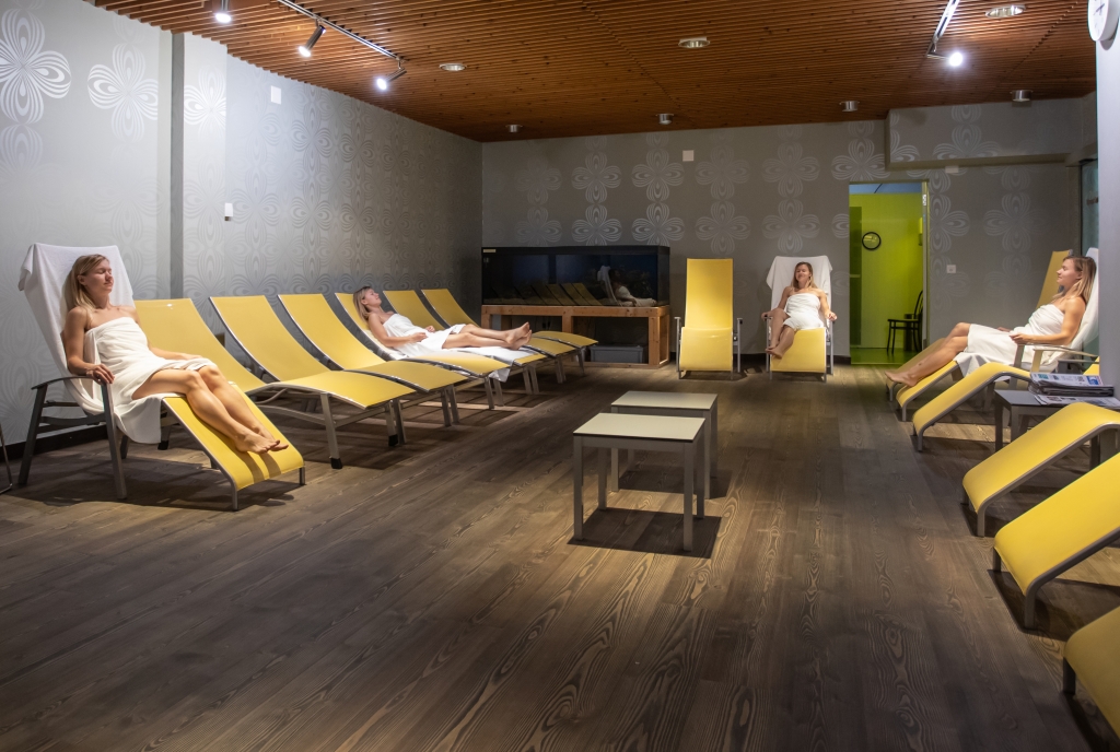 Ruheraum im Wellnessbereich