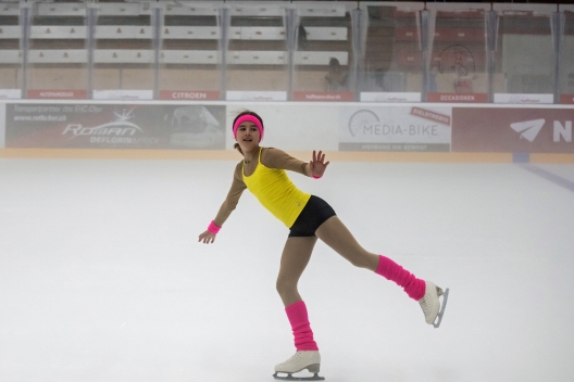 Eislauf in der Eishalle Chur