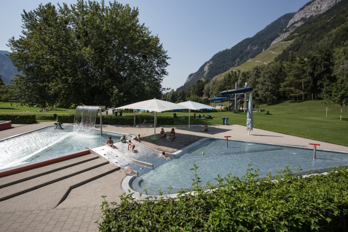 Kinderplanschbecken im Freibad Obere Au