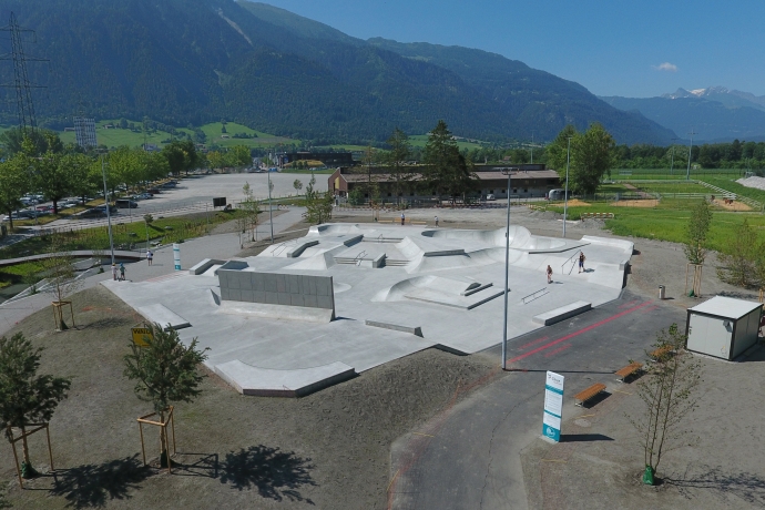 Skatepark Obere Au Chur, © Foto Bollhalder Skatepark Obere Au Chur