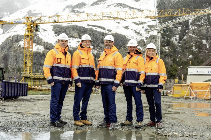 Geschäftsleitung Sportanlagen S. Staub, F. Wellenzohn, R. Mark, D. Barahona, S. Ruof