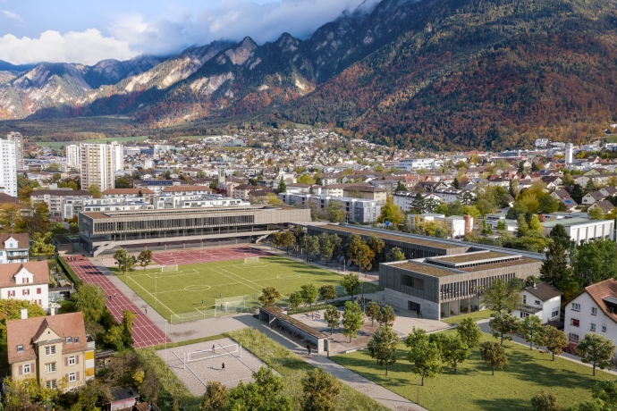 Masterplan Visualisierung Ringstrasse Vogelperspektive