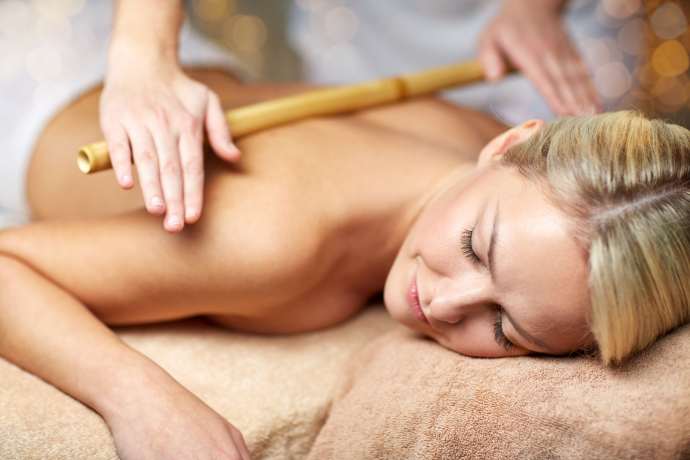 Bambus-Massage Massage Bambus