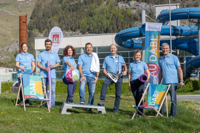 Lancierung AU DABI-Abo, Britt, Vatrano, Hollenstein, Staub, Marti, Ruof, Mark