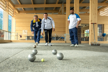 Boccia spielen Obere Au Chur