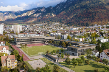 Masterplan Visualisierung Ringstrasse Vogelperspektive